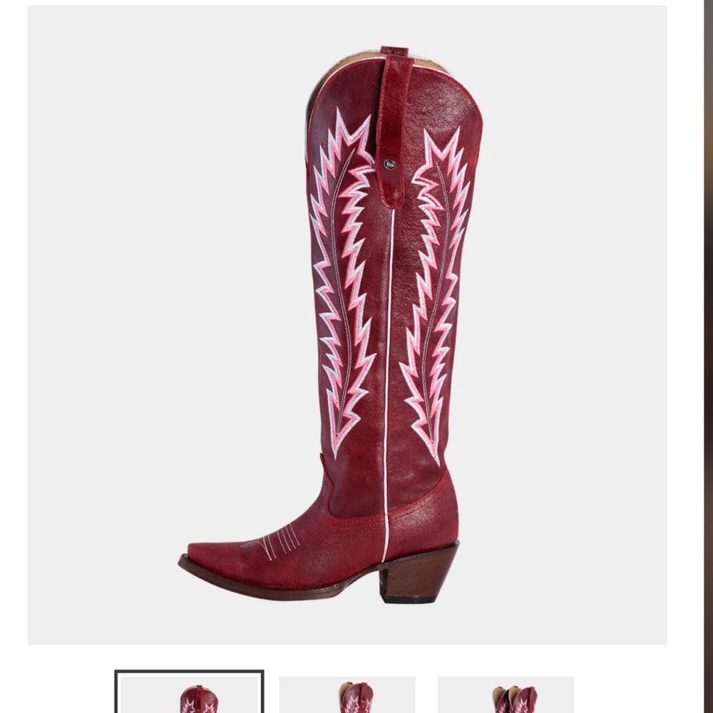 Women's Red Western Boots